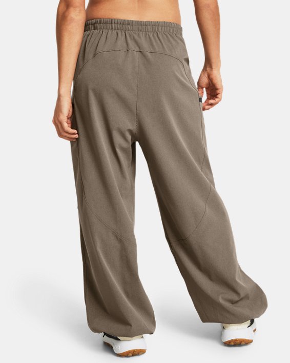 Women's UA Unstoppable Vent Parachute Pants in Brown image number 1